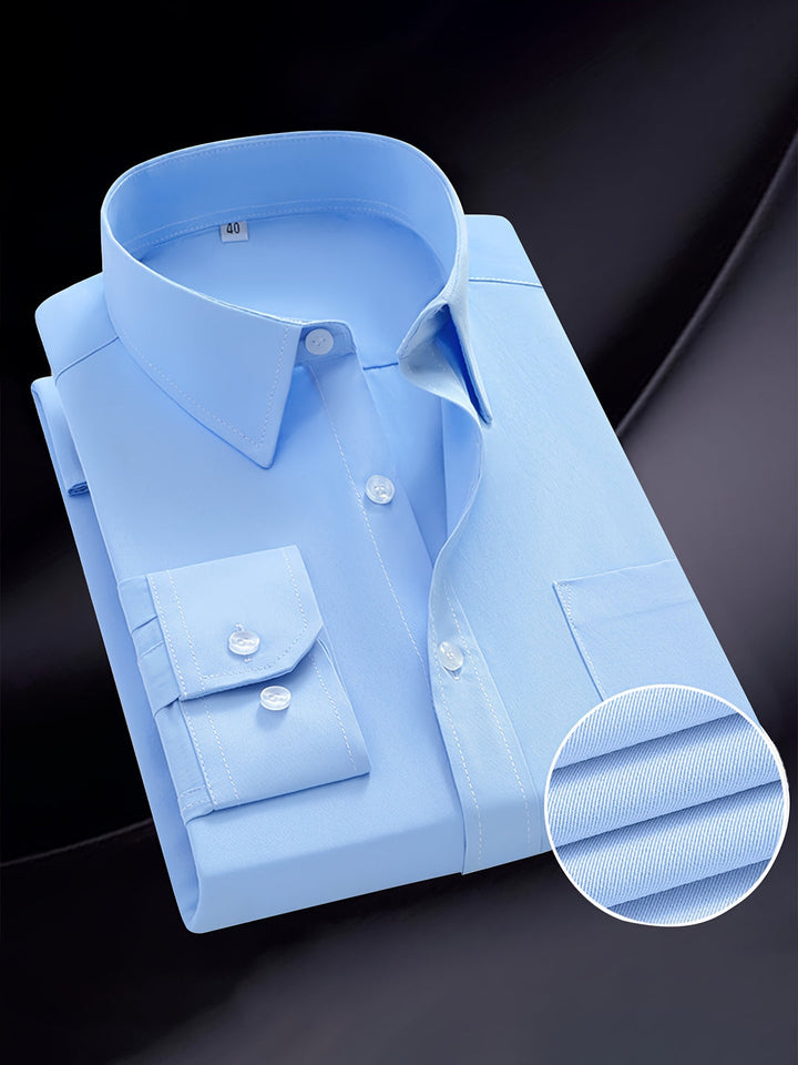 Men's Shirt | Classic & Formal | Solid Colour | Cotton-Polyester Blend
