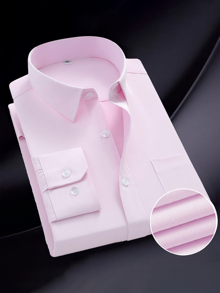 Men's Shirt | Classic & Formal | Solid Colour | Cotton-Polyester Blend