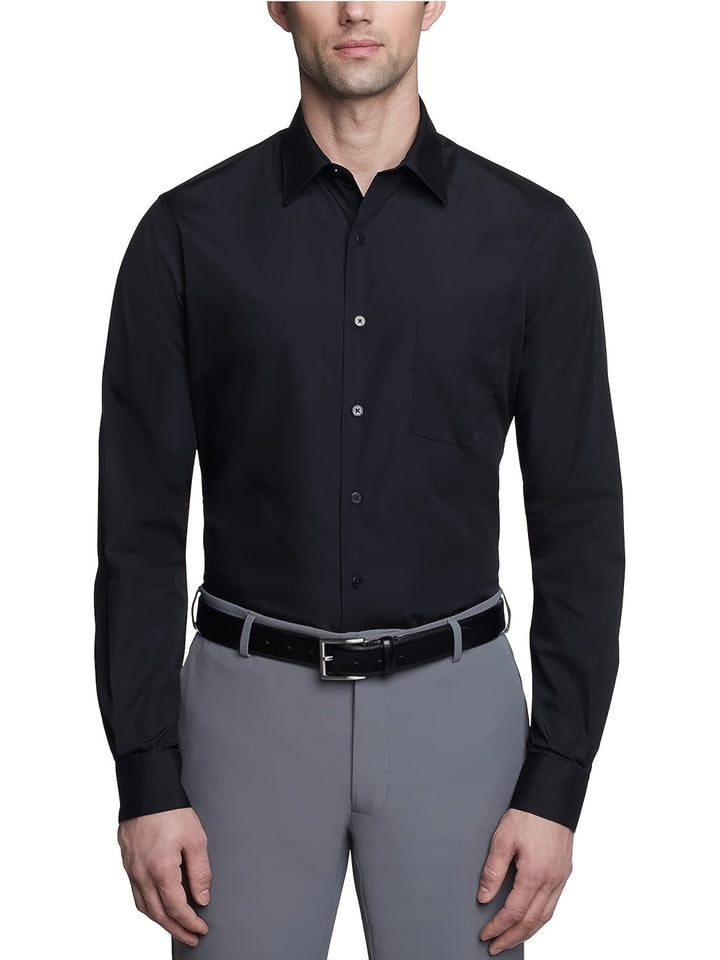 Men's Shirt | Classic & Formal | Solid Colour | Cotton-Polyester Blend
