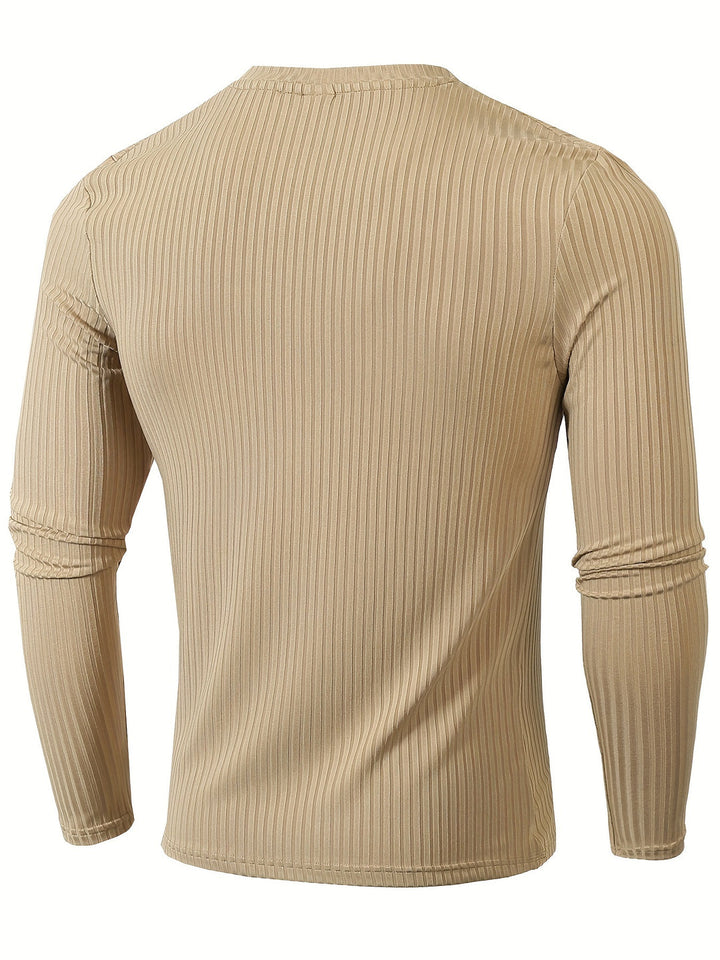 Men's Shirt | Plain & Breathable | Long Sleeves | Casual Comfort