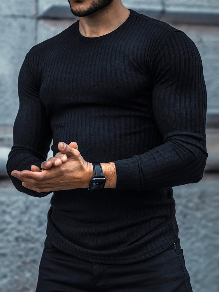 Men's Shirt | Plain & Breathable | Long Sleeves | Casual Comfort