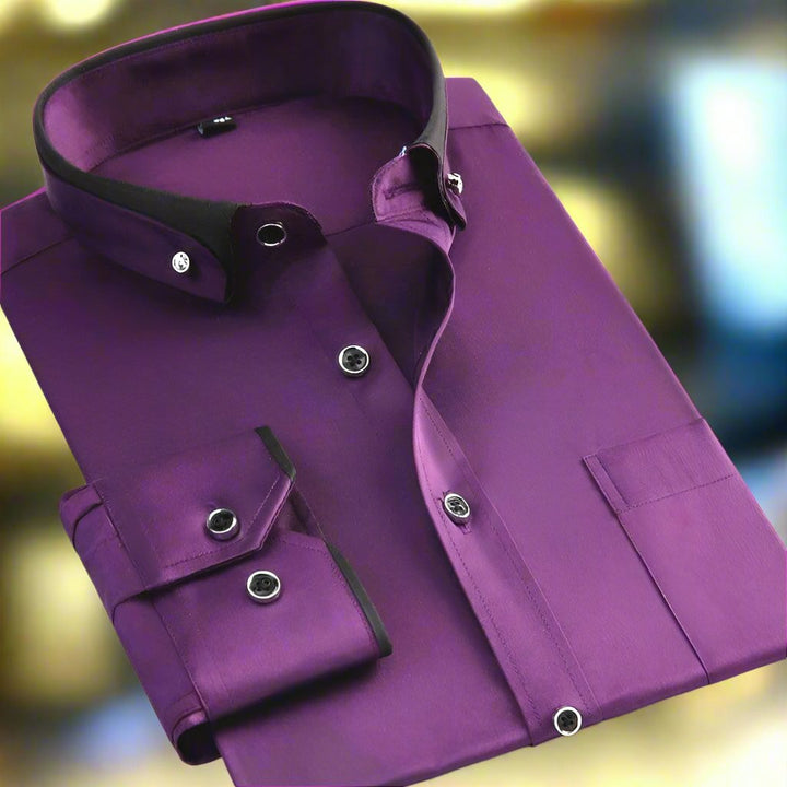 Men's Shirt | Slim Fit & Business | Formal Shirt with Button Closure