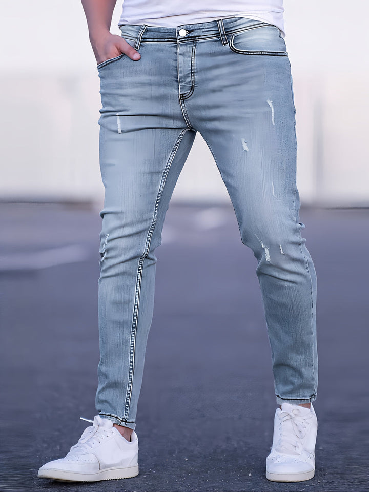 Men's Skinny Jeans | Ripped & Washed Denim | Casual & Comfortable