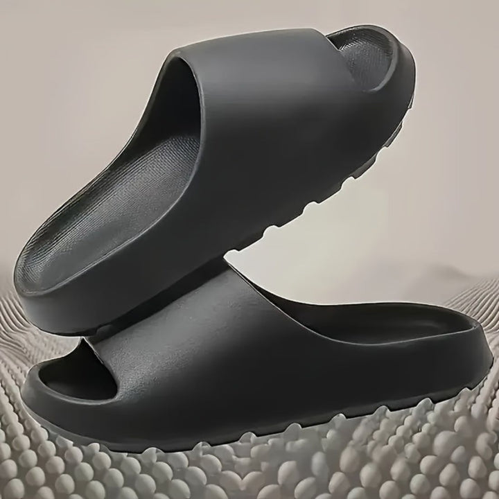 Men's Slippers | Comfortable Slip-On | Non-Slip Sole | Solid Color EVA