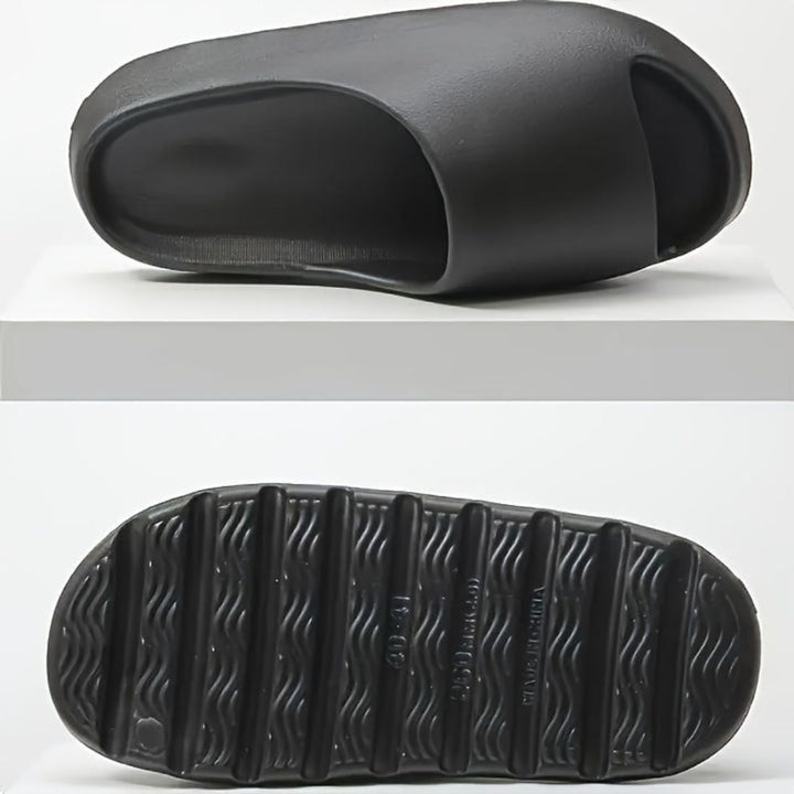 Men's Slippers | Comfortable Slip-On | Non-Slip Sole | Solid Color EVA