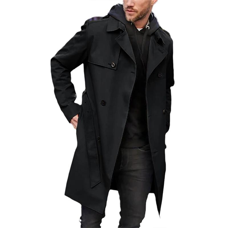 Men's Trench Coat | Classic & Refined | With Lapel Collar & Belt | For Every Occasion