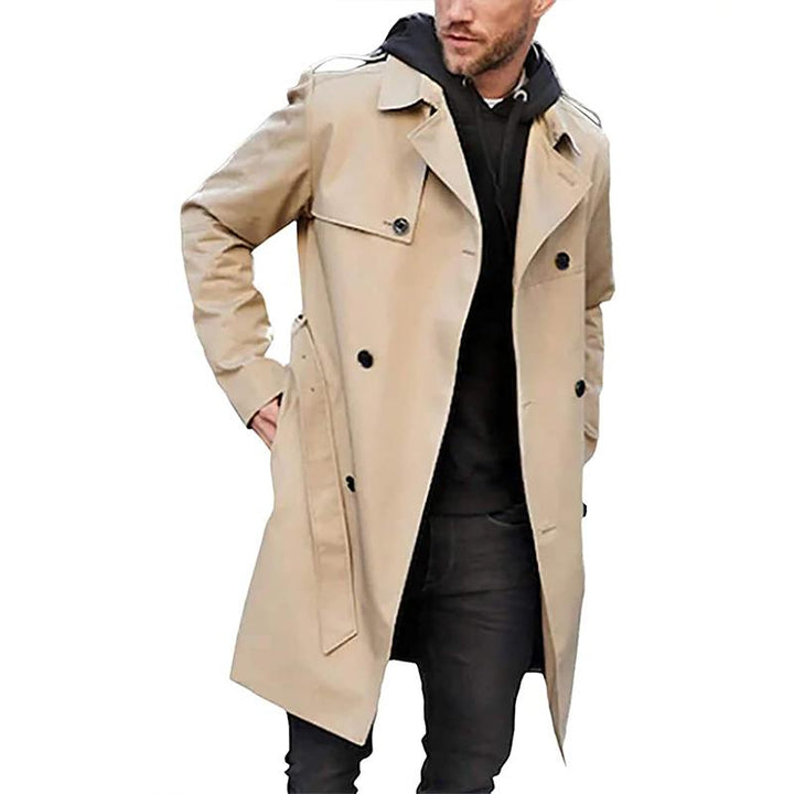 Men's Trench Coat | Classic & Refined | With Lapel Collar & Belt | For Every Occasion