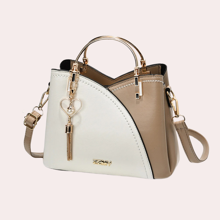 Women's Handbag | Detachable Shoulder Strap | Elegant Patchwork Design | PU Leather