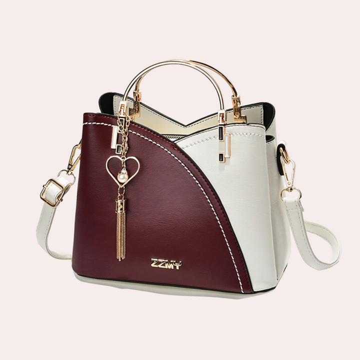 Women's Handbag | Detachable Shoulder Strap | Elegant Patchwork Design | PU Leather