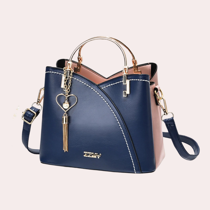 Women's Handbag | Detachable Shoulder Strap | Elegant Patchwork Design | PU Leather