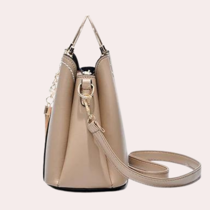 Women's Handbag | Detachable Shoulder Strap | Elegant Patchwork Design | PU Leather