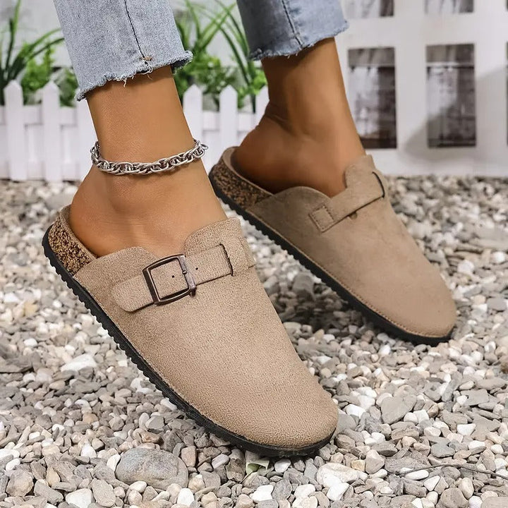 Women's sandals | Classic Slip-ons with Cork Sole | Comfortable Clogs | Beach & Outdoors