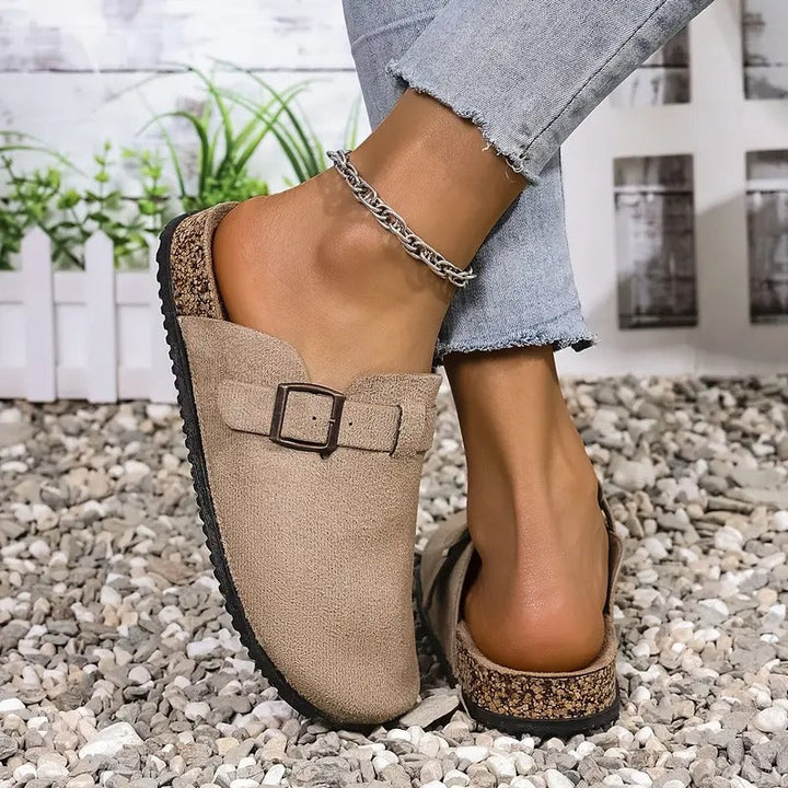 Women's sandals | Classic Slip-ons with Cork Sole | Comfortable Clogs | Beach & Outdoors