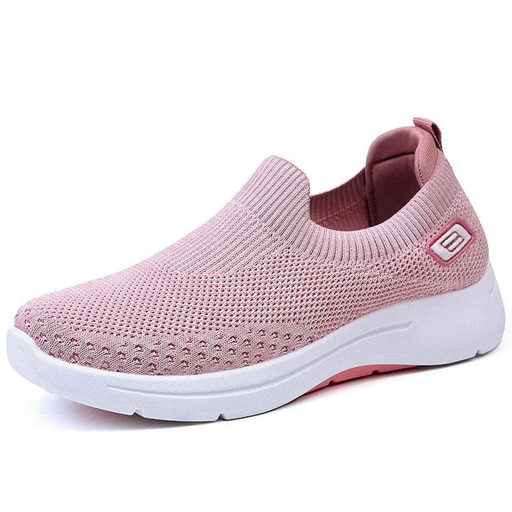 Women's Sneakers | Lightweight & Breathable | Slip-on Design | Woven Platform Sole