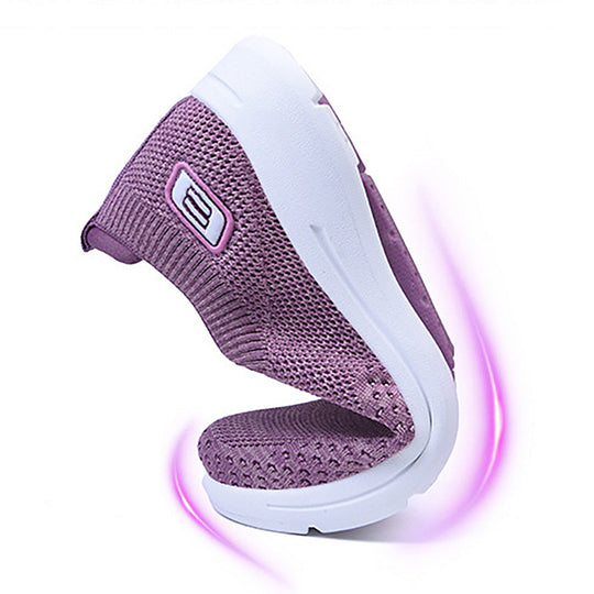 Women's Sneakers | Lightweight & Breathable | Slip-on Design | Woven Platform Sole
