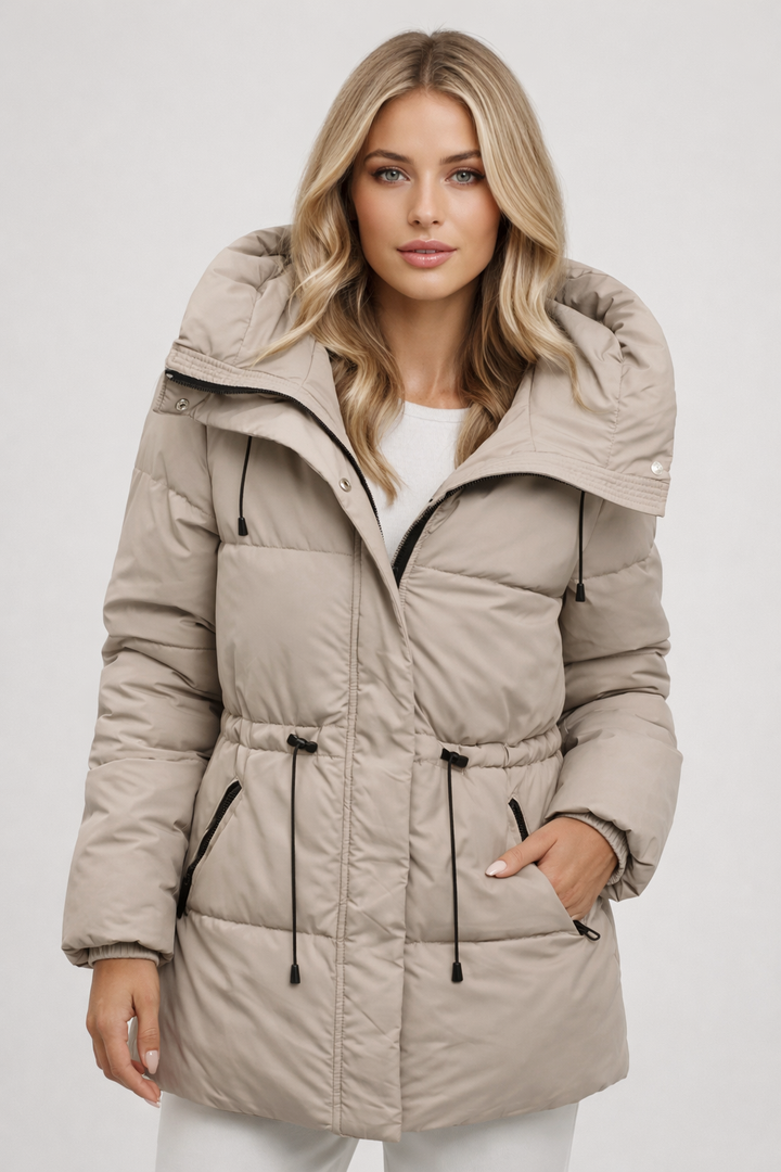 Women’s Jacket | Hooded Puffer Style | Quilted Winter Clothing