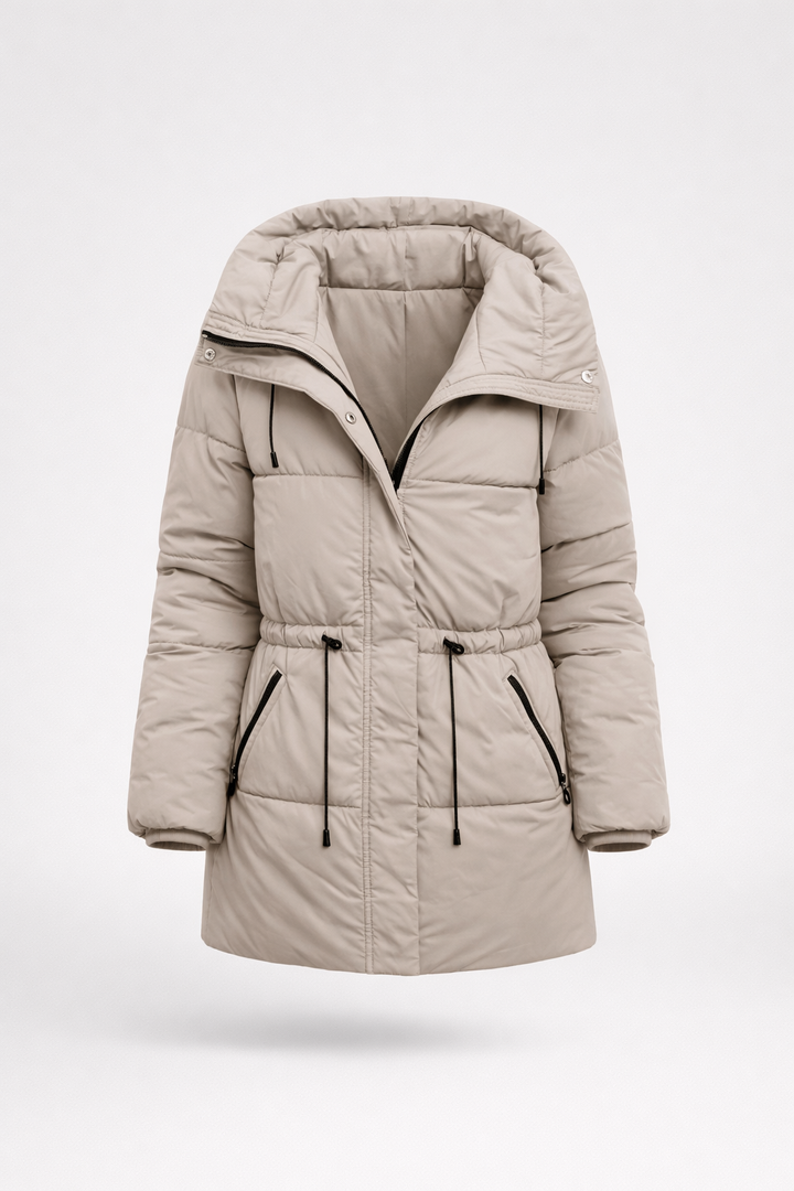 Women’s Jacket | Hooded Puffer Style | Quilted Winter Clothing