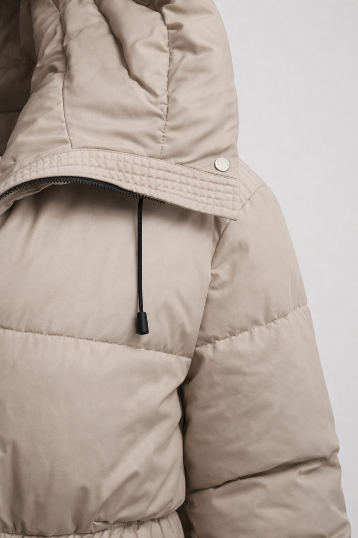 Women’s Jacket | Hooded Puffer Style | Quilted Winter Clothing