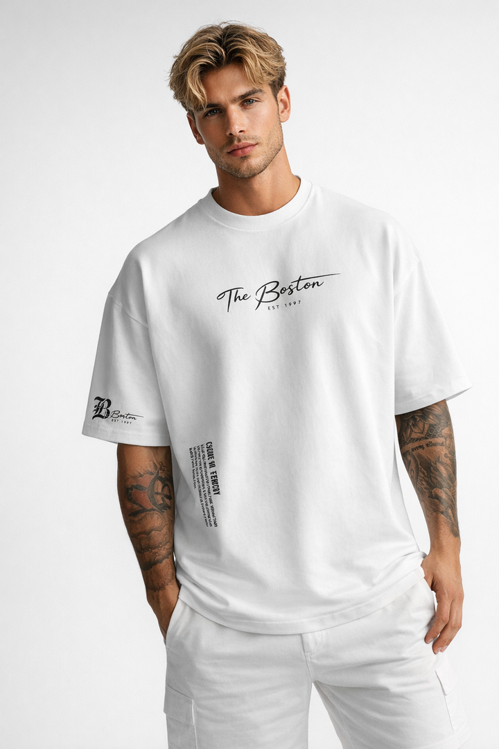 Men's T-Shirt | Trendy Slogan Print | Loose Fit | Summer