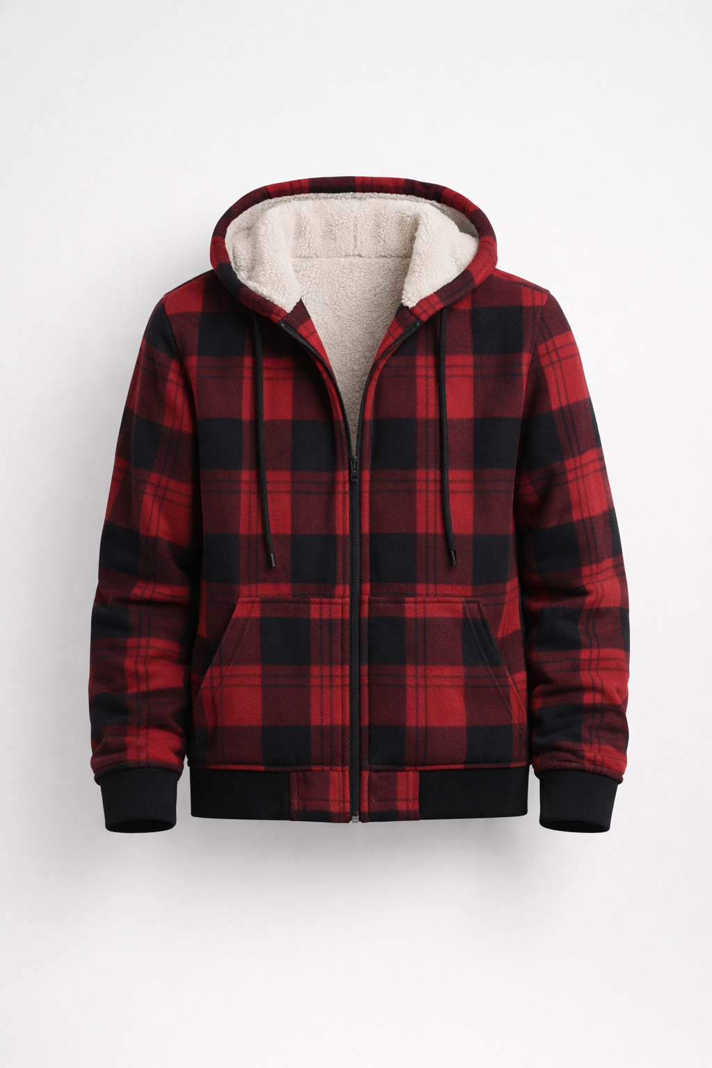 Men’s Jacket | Cozy Warmth & Timeless Style | Soft Lining & Check Pattern