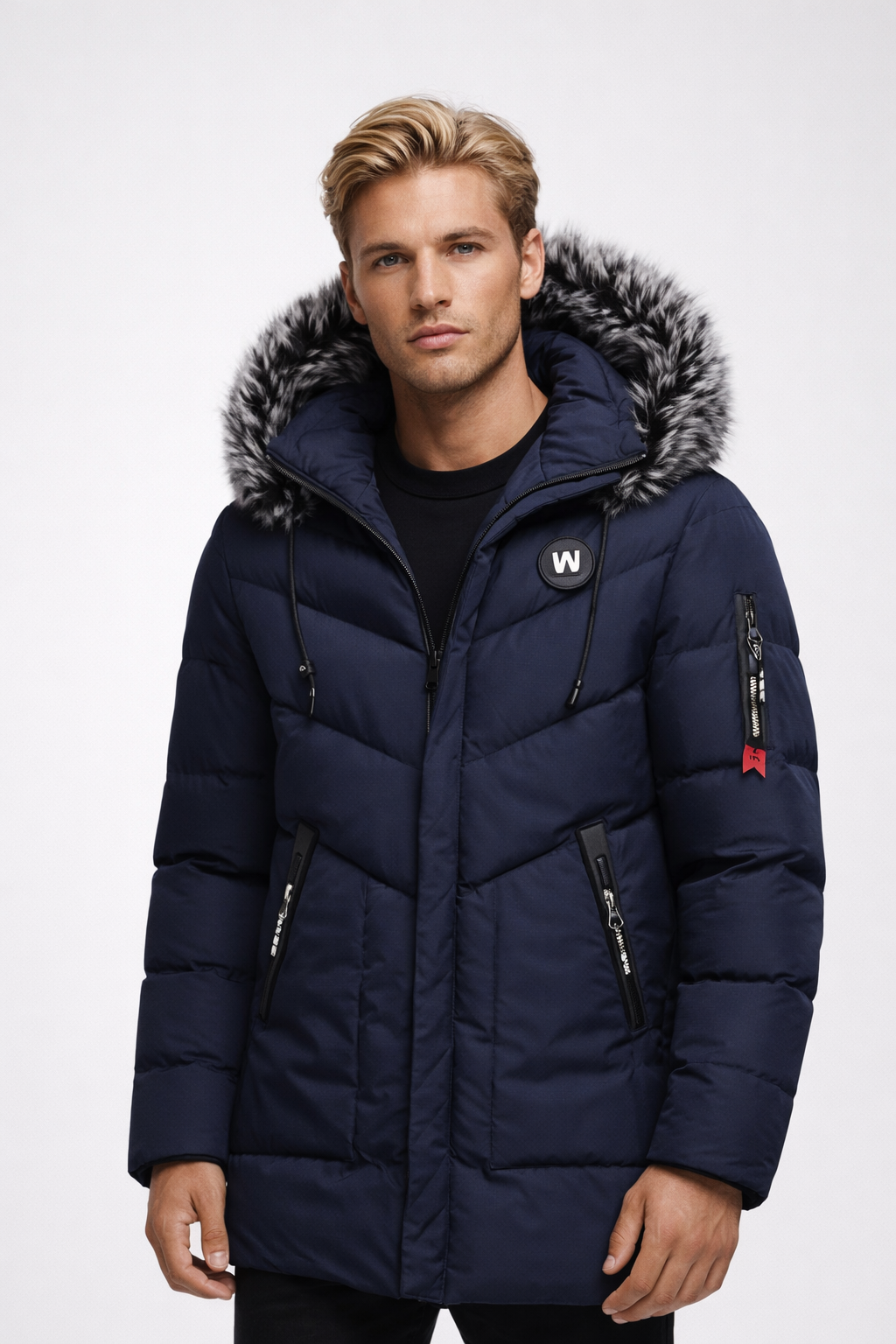Men’s Winter Jacket | Winter Coat with Hood | Padded Casual Wear