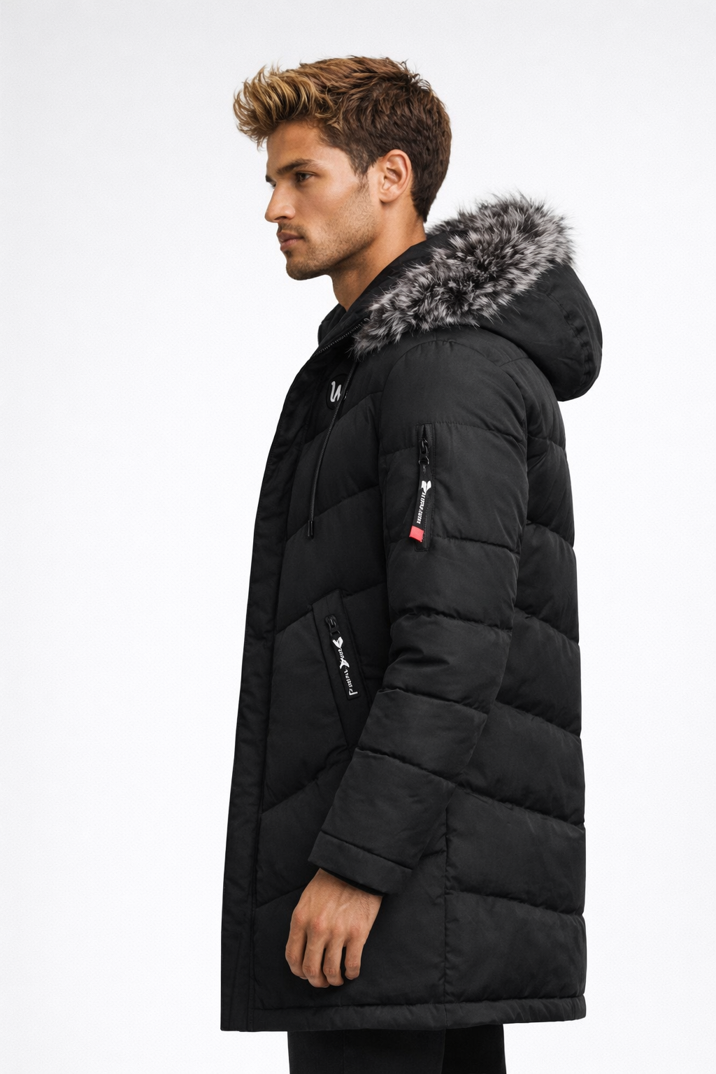 Men’s Winter Jacket | Winter Coat with Hood | Padded Casual Wear