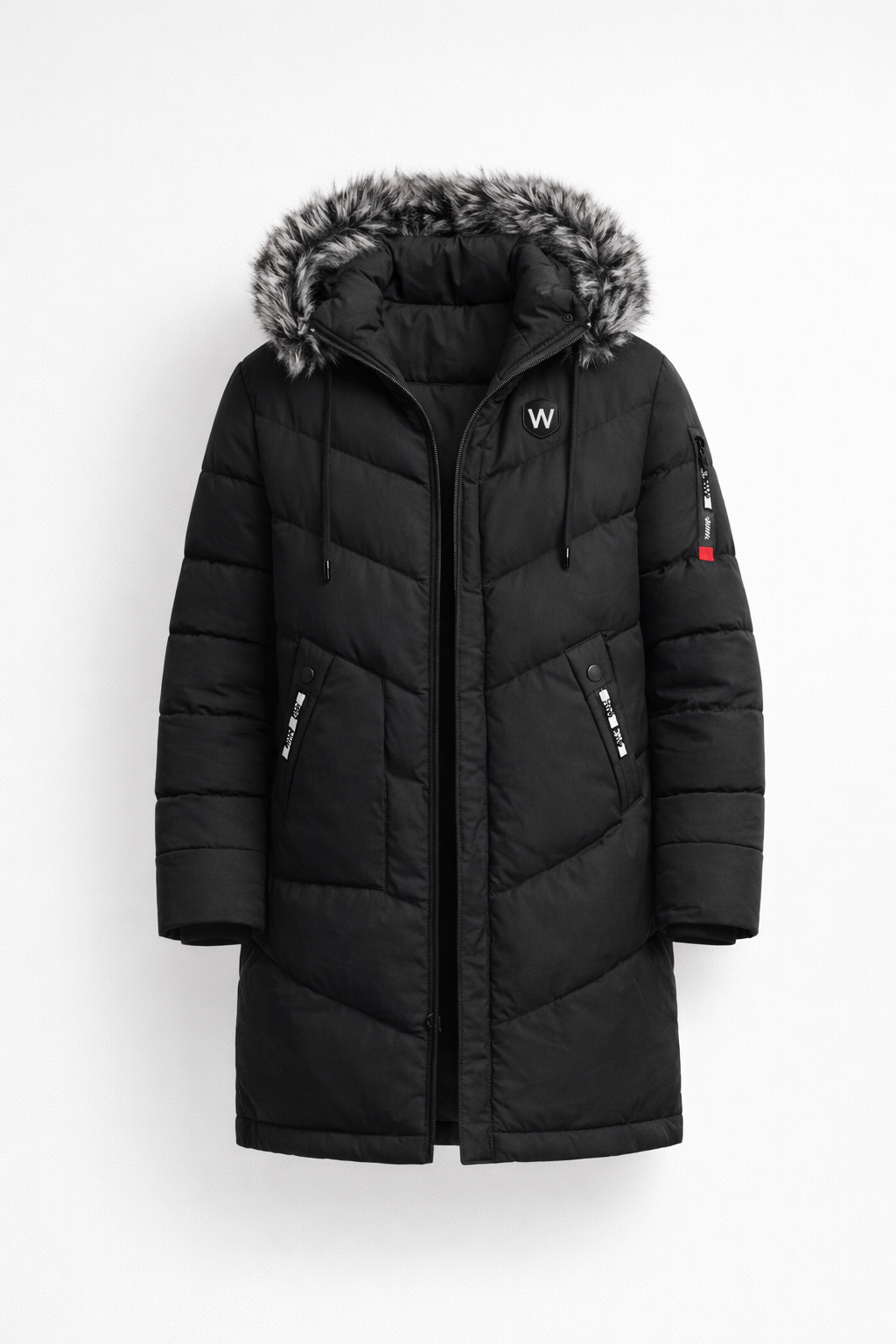 Men’s Winter Jacket | Winter Coat with Hood | Padded Casual Wear