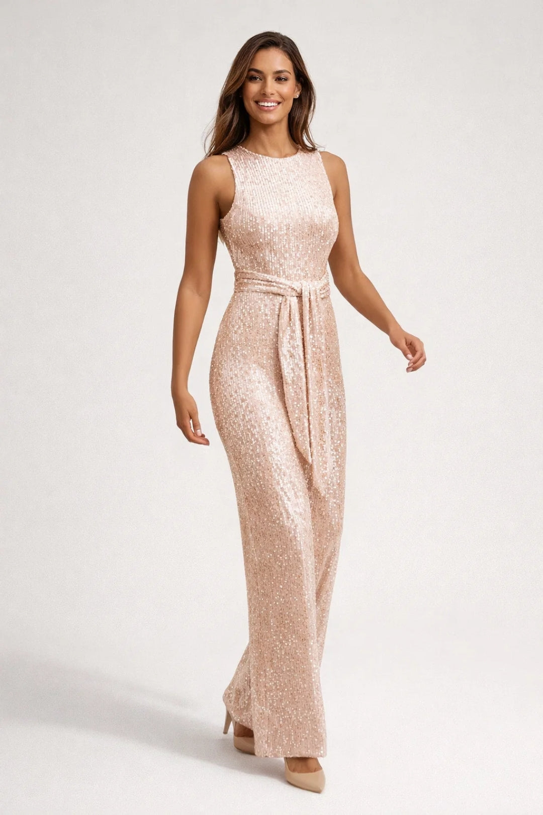 Women’s Jumpsuit | Elegant | Sleeveless | Autumn