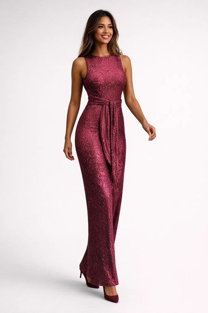 Women’s Jumpsuit | Elegant | Sleeveless | Autumn