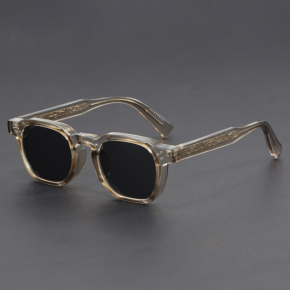 Men's Sunglasses | Polygonal | Full Frame | Retro Boho Style