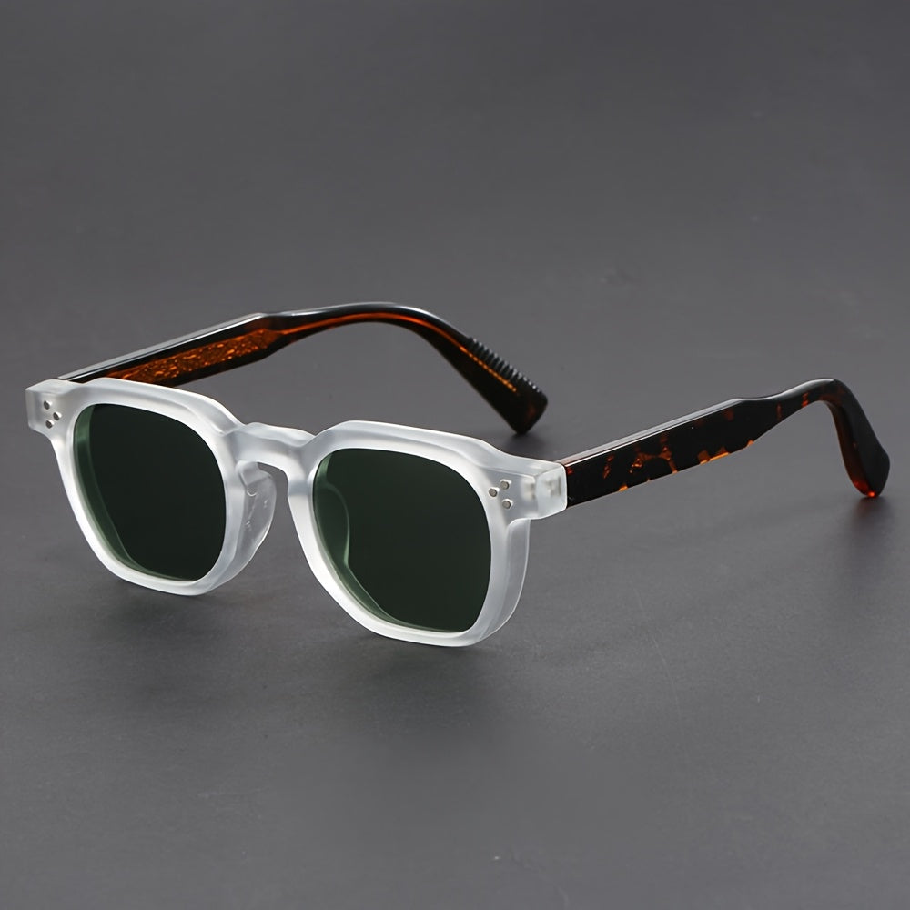 Men's Sunglasses | Polygonal | Full Frame | Retro Boho Style