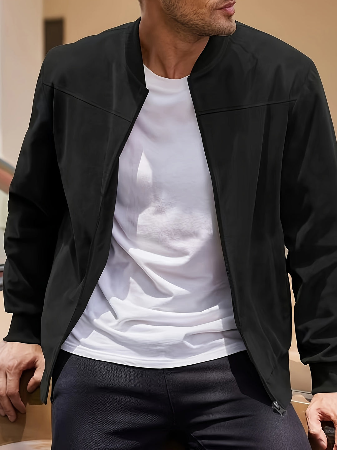 Men's Jacket | Lightweight & Comfortable | Versatile Elegance | Spring & Autumn