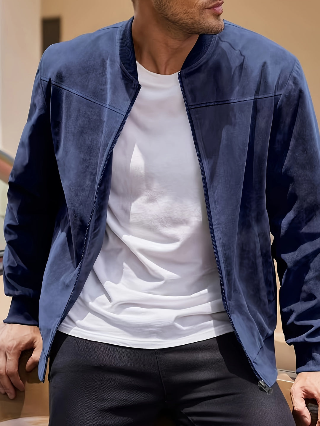 Men's Jacket | Lightweight & Comfortable | Versatile Elegance | Spring & Autumn
