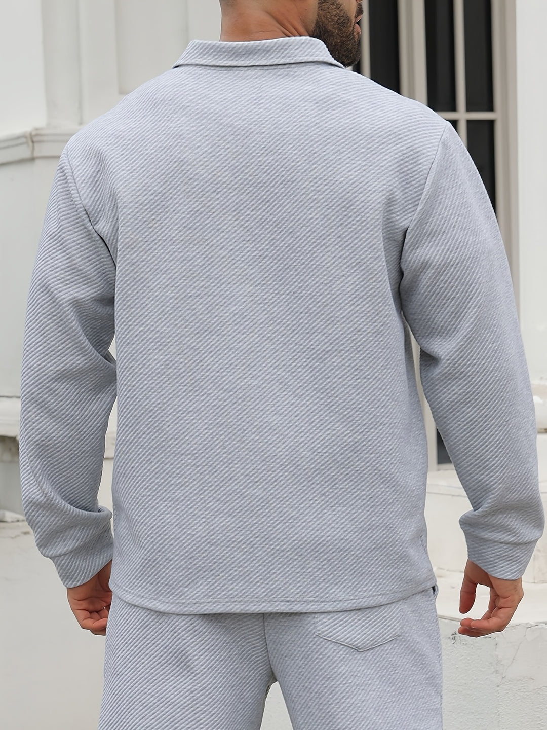 Men's Casual Jacket | Stylish & Fashionable | Light Stretch & Woven | Solid Color