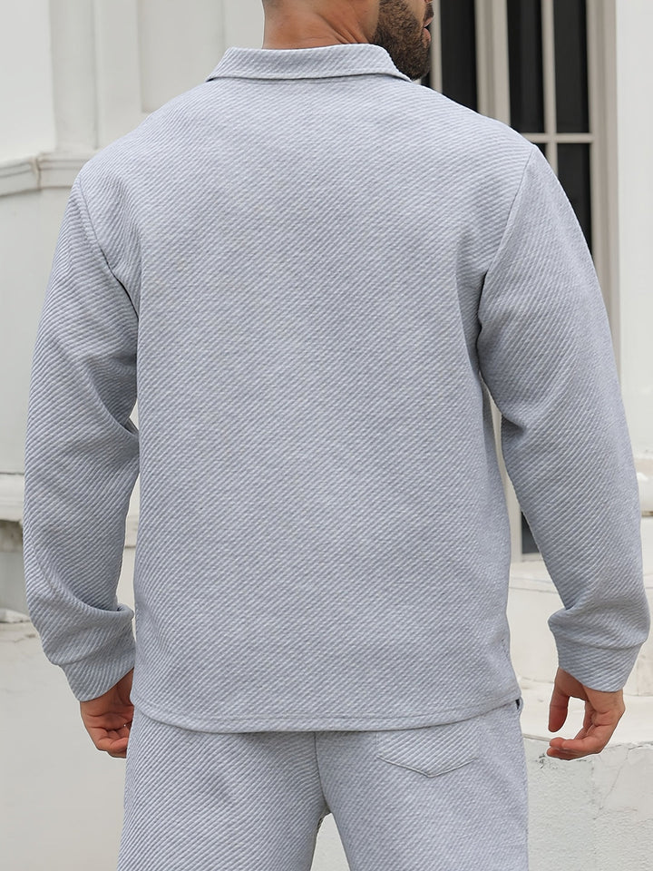 Men's Casual Jacket | Stylish & Fashionable | Light Stretch & Woven | Solid Color