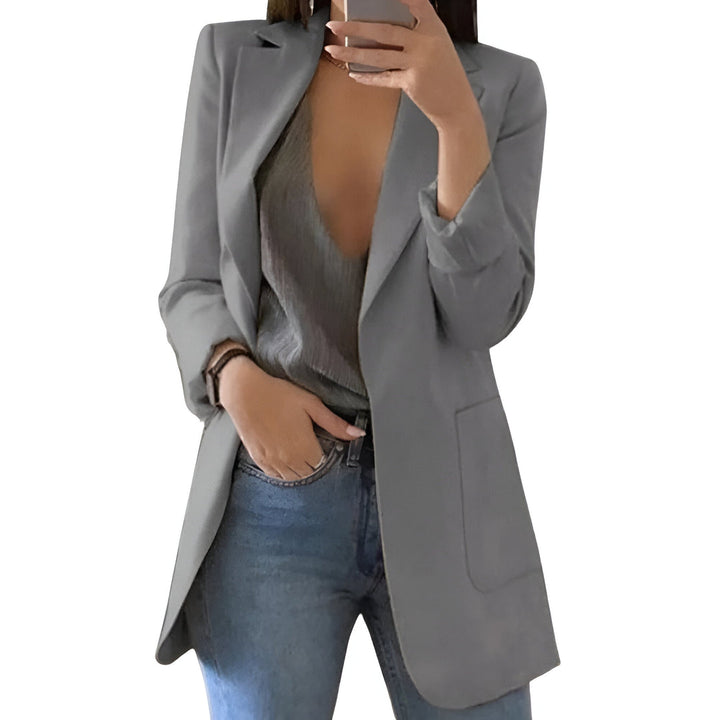 Women’s Long Blazer | Elegant Design | Sleek & Thin | Perfect for Layering