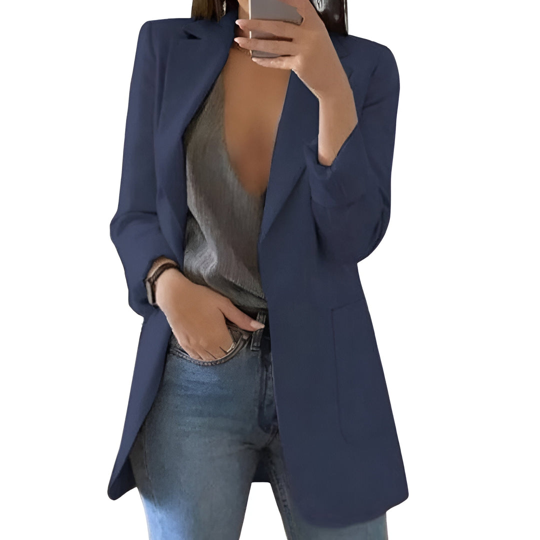 Women’s Long Blazer | Elegant Design | Sleek & Thin | Perfect for Layering