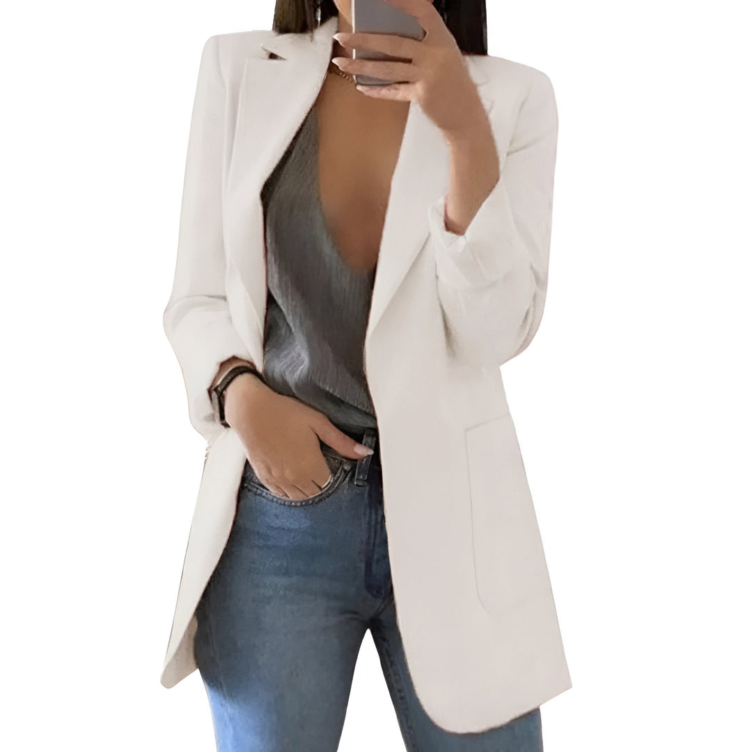 Women’s Long Blazer | Elegant Design | Sleek & Thin | Perfect for Layering