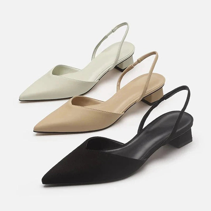Women’s Sandals | Pointed Toe & Low Heel | Comfortable Design | Elegant Summer Style