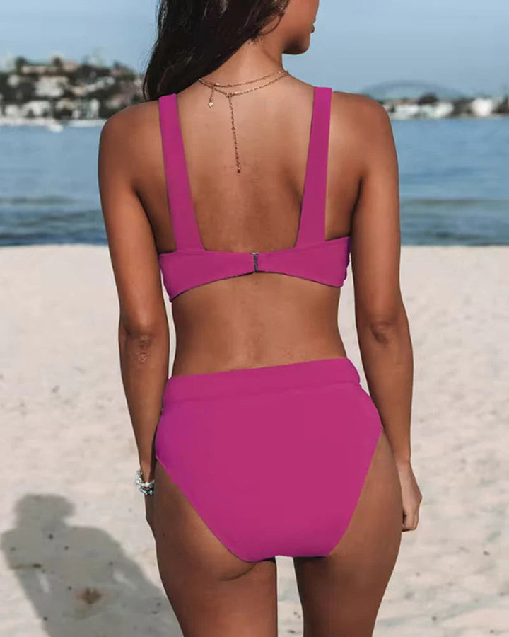 Bikini set for women | High waist | Halterneck & 2-piece | Unique design