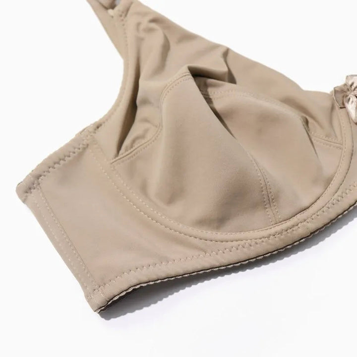 Underwired Bra | Plus Size & Full Coverage | Unpadded Bralette | Spandex