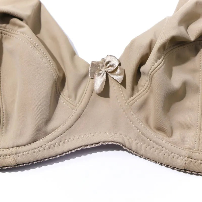 Underwired Bra | Plus Size & Full Coverage | Unpadded Bralette | Spandex