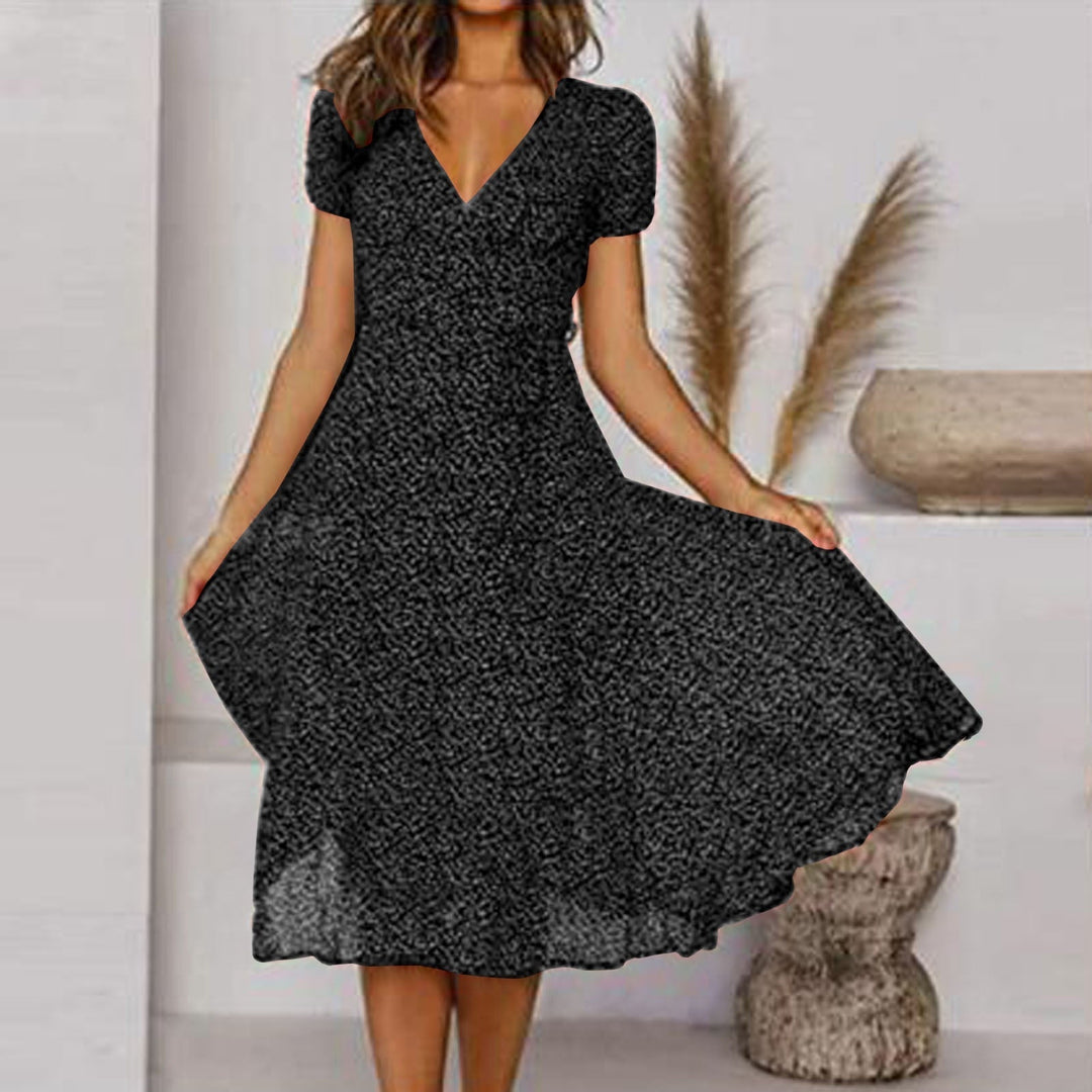 Women's Summer Dress | Floral Print | A-Line Fit | Lightweight & Breathable