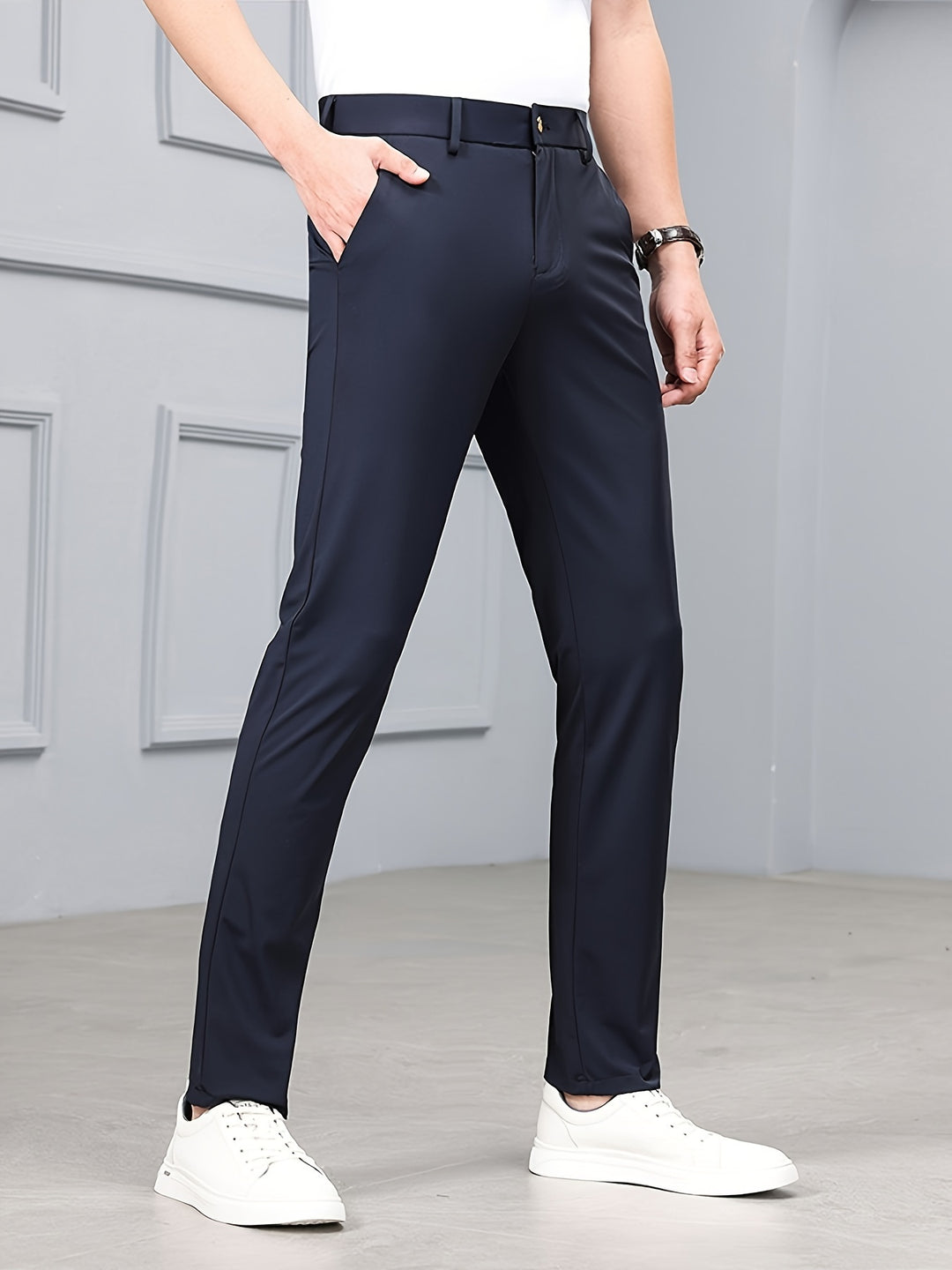 Men's Trousers | Slim Fit | Stretch & Comfort | Timeless Look