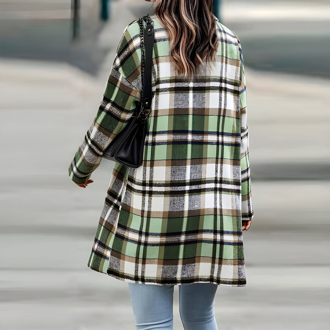 Women’s Jacket | Checkered Design | Comfortable & Stylish