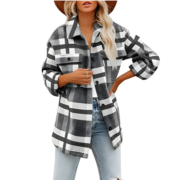 Women’s Blouse | Checkered Design | Soft & Comfortable | Trendy Fit