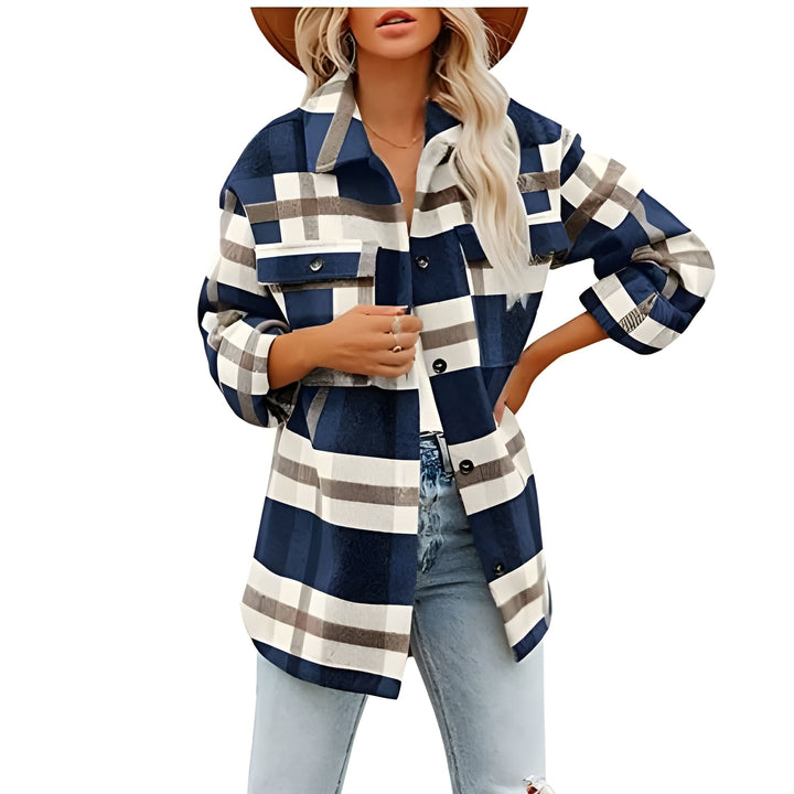 Women’s Blouse | Checkered Design | Soft & Comfortable | Trendy Fit