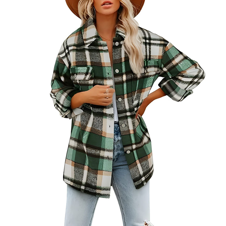Women’s Blouse | Checkered Design | Soft & Comfortable | Trendy Fit