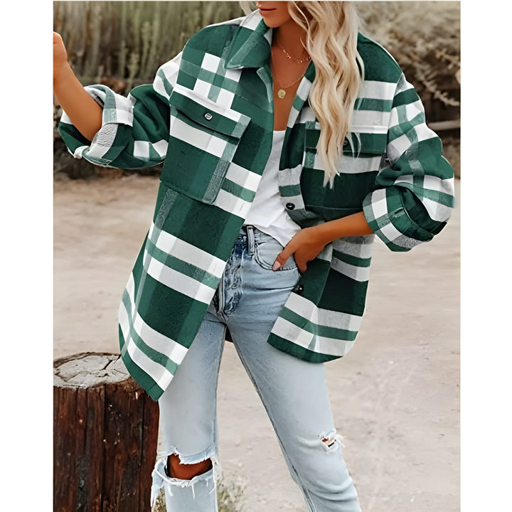 Women’s Blouse | Checkered Design | Soft & Comfortable | Trendy Fit