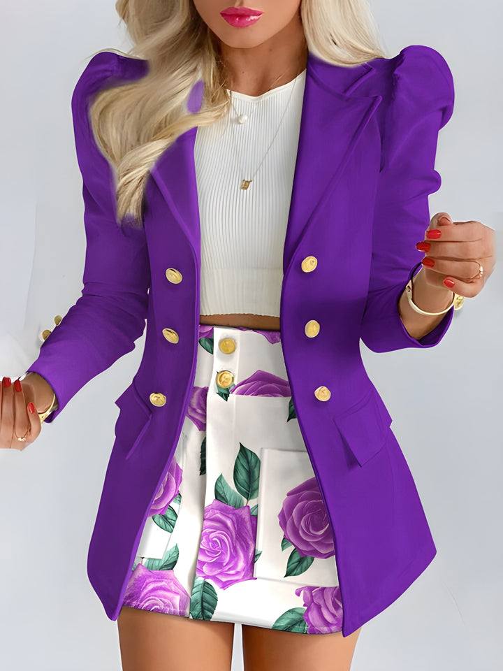 Women’s 2-Piece Set | Blazer & High-Waisted Skirt | Elegant Fit | Comfortable & Versatile